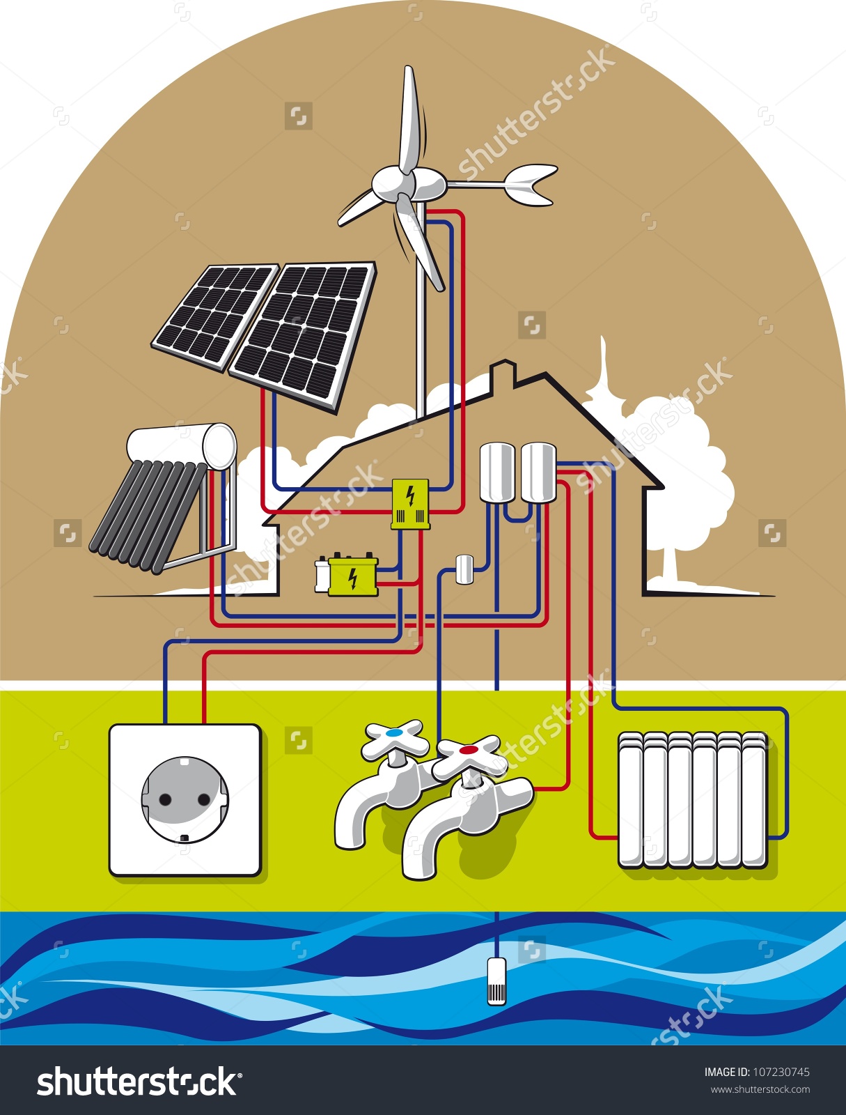 stock-vector-eco-house-illustration-of-energy-independent-housing-107230745